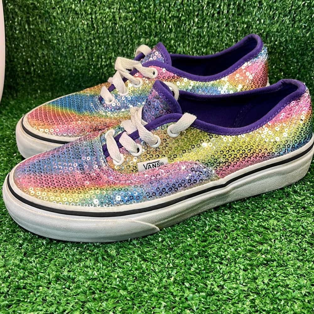 🌈 Vans Rainbow sequined sneakers 🌈